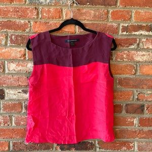 French Connection silk sleeveless blouse